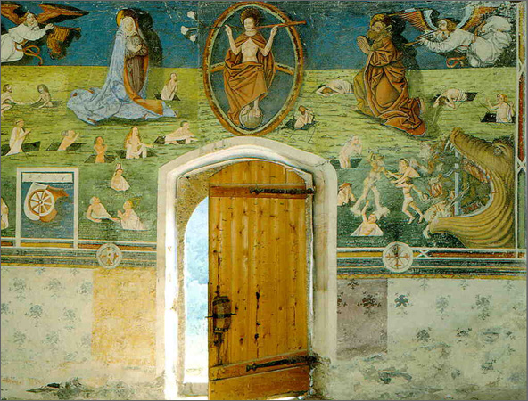 Giudizio finale, 1487 (chiesa di Santo Stefano presso Montani, Val Venosta)