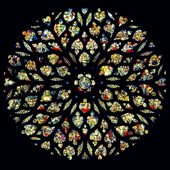 rosone della Sainte-Chapelle, XV sec.