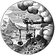 emblema di G. Rollenhagen (1611): la bilancia