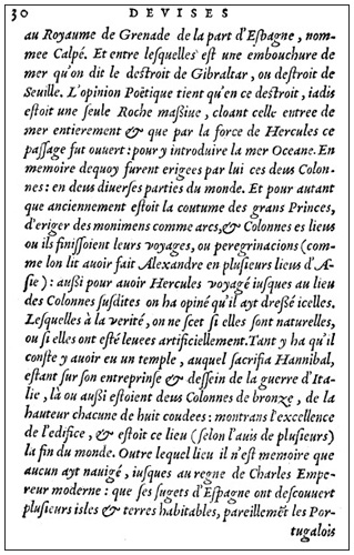 impresa di Carlo V da Paradin, Devises heroïques, p. 30