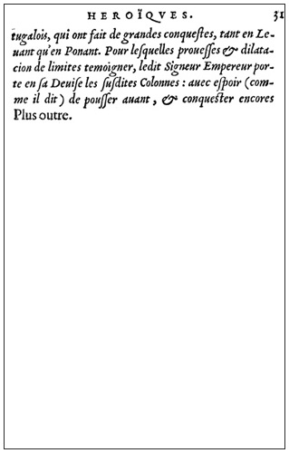 impresa di Carlo V da Paradin, Devises heroïques, p. 31