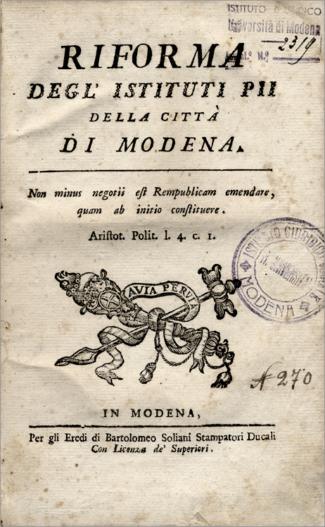 il frontespizio