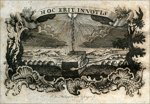 marca calcografica incisa da Johanna Dorothea Sysang