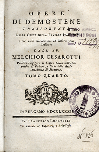 frontespizio del v. 4