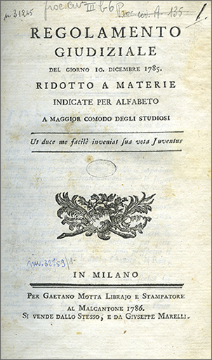 frontespizio della prima delle quattro opere legate insieme