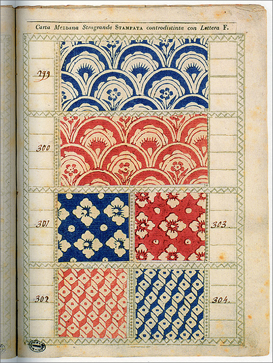 una pagina del campionario Bertinazzi