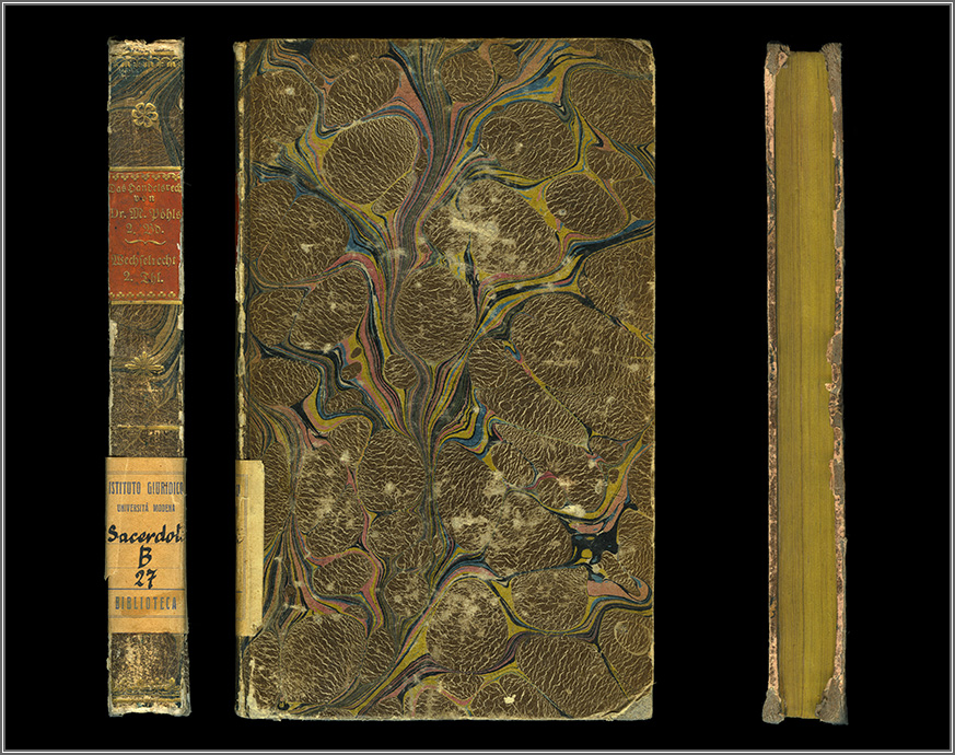 dorso, piatto e taglio anteriore