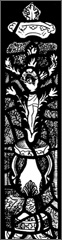 Lily Crucifixion, inizio XV sec. (St Michael at the Northgate, Oxford) - particolare